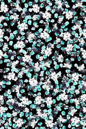 575819-繁花花卉花朵小碎花桌布家纺 