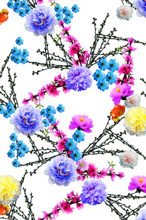 旗袍印花华亿平台图片