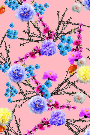 旗袍印花华亿平台图片