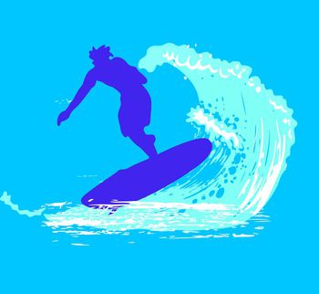 575936-T恤位置花海上冲浪