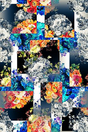 几何印花华亿平台图片