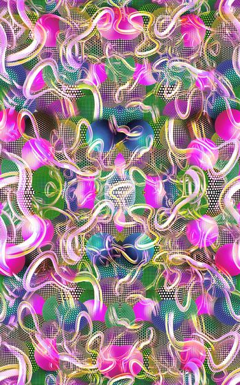 576032-泳装系列-原创抽象炫彩3D球形拼接