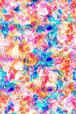 抽象印花华亿平台图片