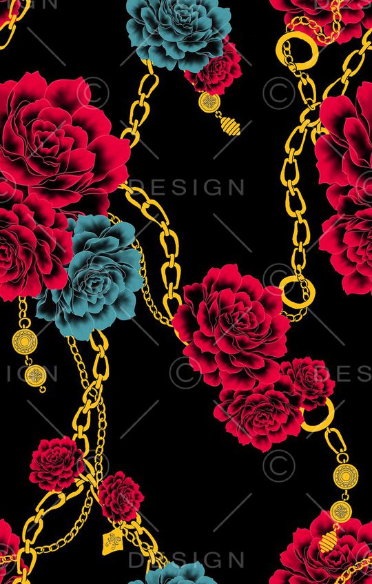 牡丹印花华亿平台图片