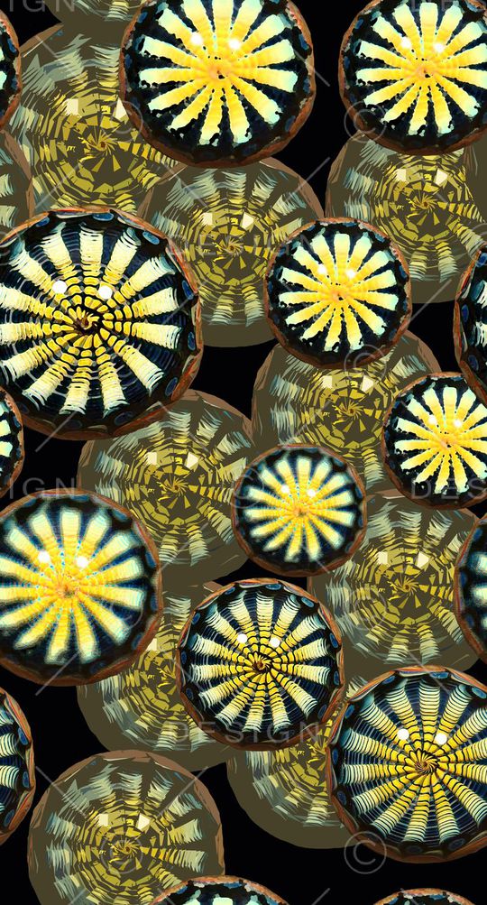 抽象图案印花华亿平台图片