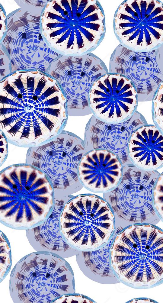 抽象图案印花华亿平台图片