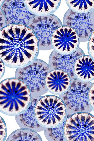 抽象图案印花华亿平台图片