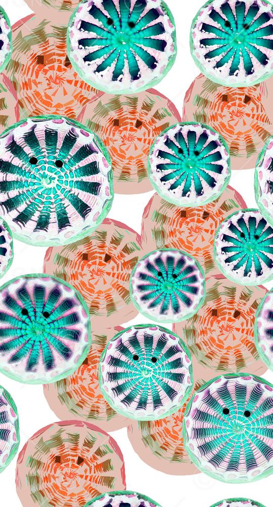 抽象图案印花华亿平台图片