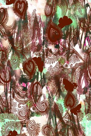 酒红印花华亿平台图片