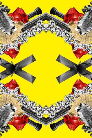 抽象印花华亿平台图片