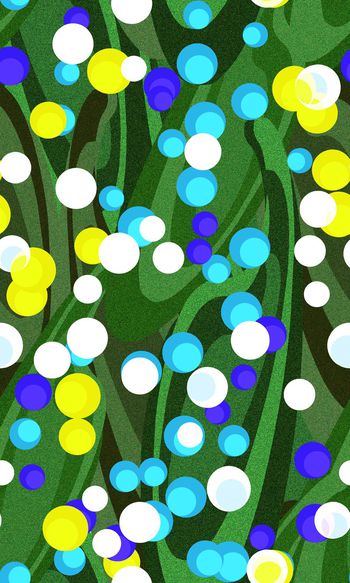 576117-浪漫时尚活力波点靓丽女士裙装服饰印