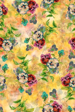 春夏华亿平台印花华亿平台图片