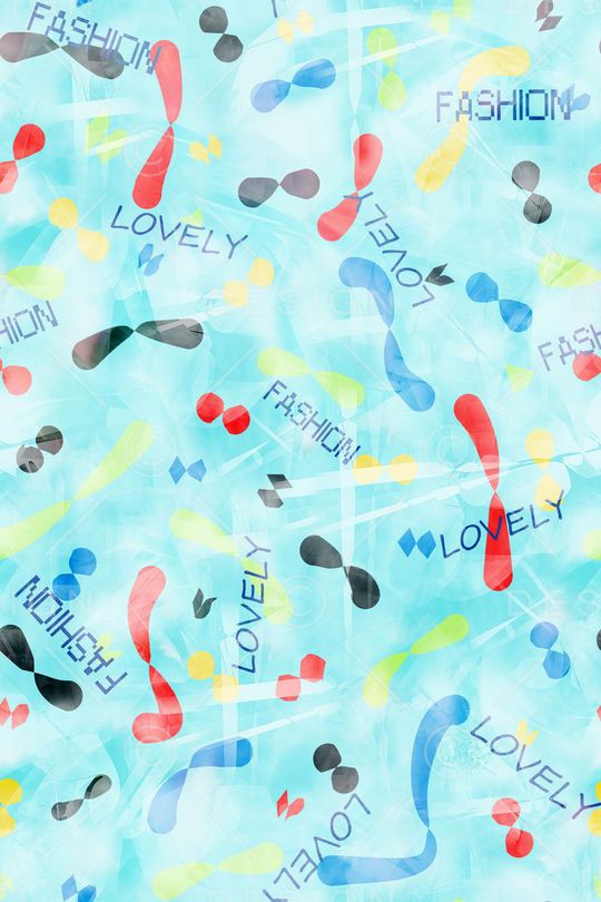 时尚潮流印花华亿平台图片