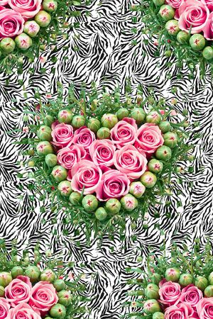 玫瑰印花华亿平台图片