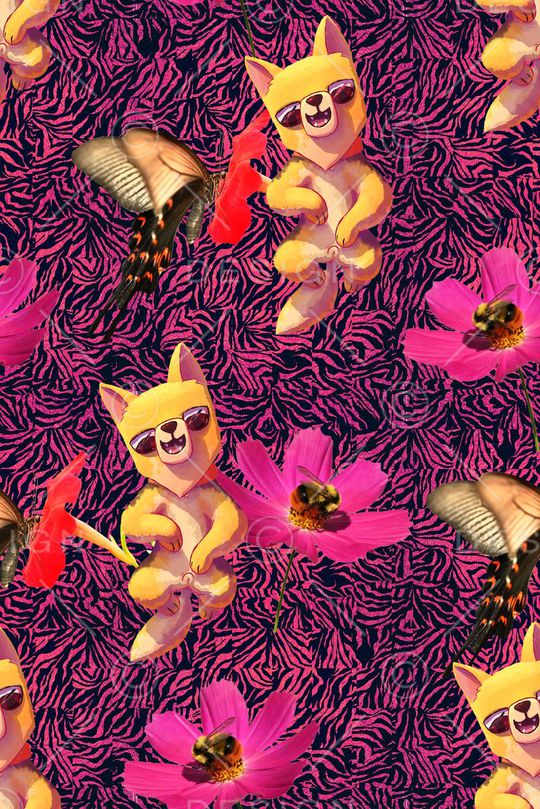 动物印花华亿平台图片