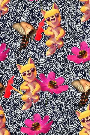 动物印花华亿平台图片