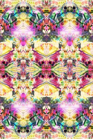 波西米亚风民族风图案华亿平台印花华亿平台图片