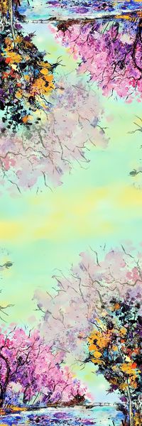 手绘印花华亿平台图片