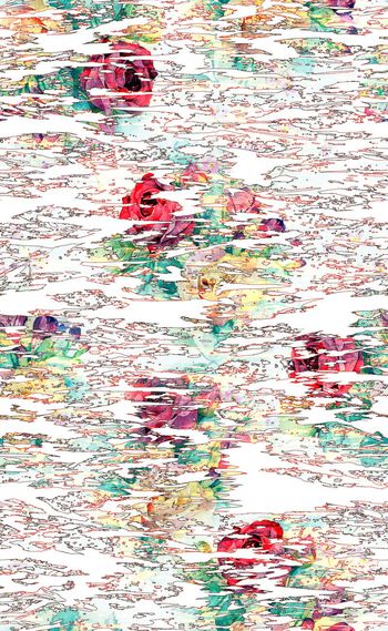 576590-欧美流行时尚油画花卉