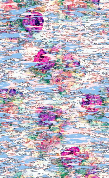 576592-欧美流行时尚油画花卉