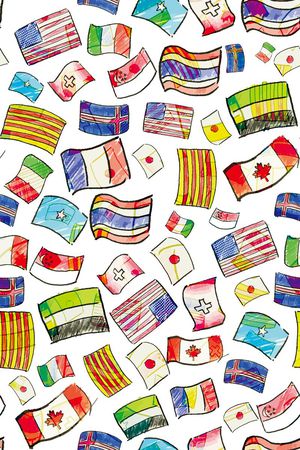 国旗印花华亿平台图片