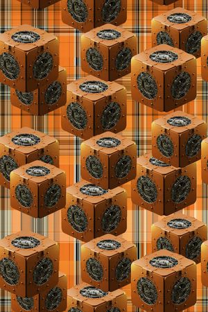 几何印花华亿平台图片