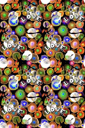 时尚潮流印花华亿平台图片