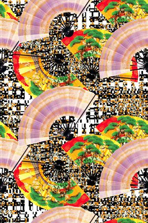 中国风印花华亿平台图片