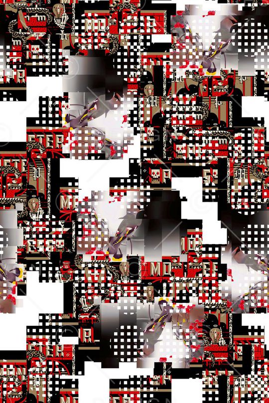 几何印花华亿平台图片