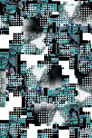 576730-炫彩几何图形马赛克科技迷彩