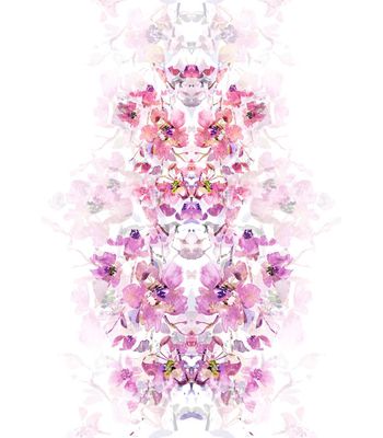 576737-水彩花卉 2016春夏 连衣裙 电