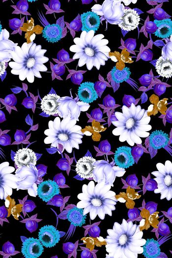 576757-花卉果实花朵繁花植物女装家纺