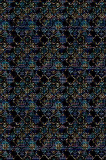 576855-千鸟格几何花纹 古典大气 毛织服装