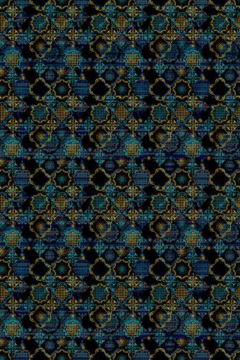 576856-千鸟格几何花纹 古典大气 毛织服装