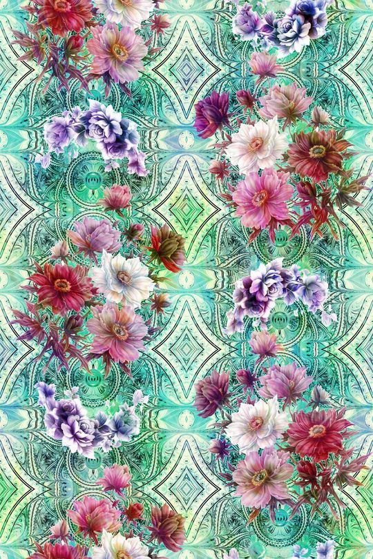 复古印花华亿平台图片