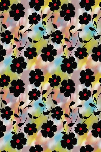 576974-cp原创手绘油画花卉