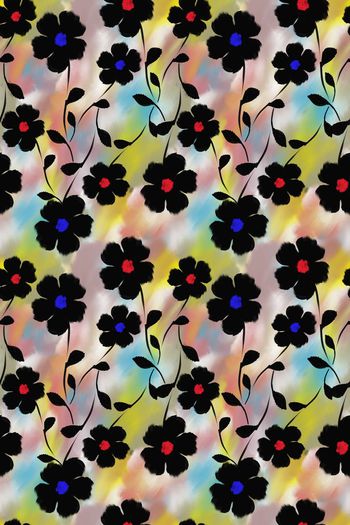 576975-cp原创手绘油画花卉