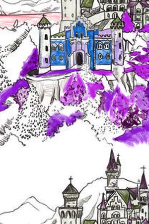 城堡印花华亿平台图片