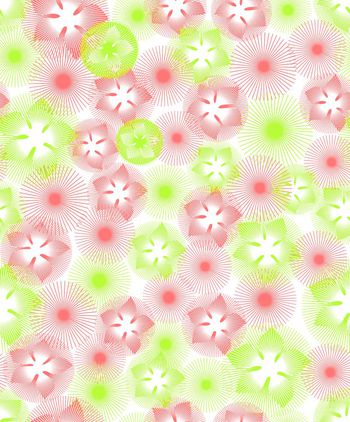 577253-原创田园风几何五角花华亿平台