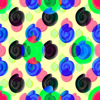 577260-2016春夏抽象亮色波普螺黏土旋纹