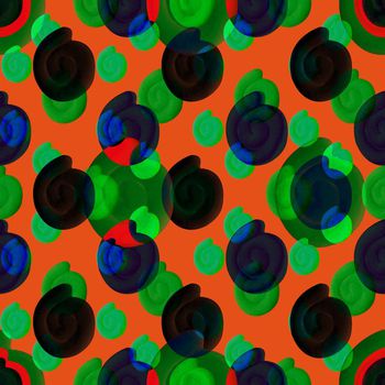 577264-2016春夏抽象亮色波普螺黏土旋纹