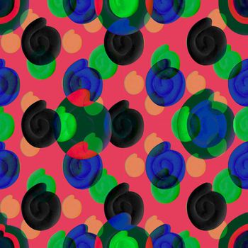 577265-2016春夏抽象亮色波普螺黏土旋纹