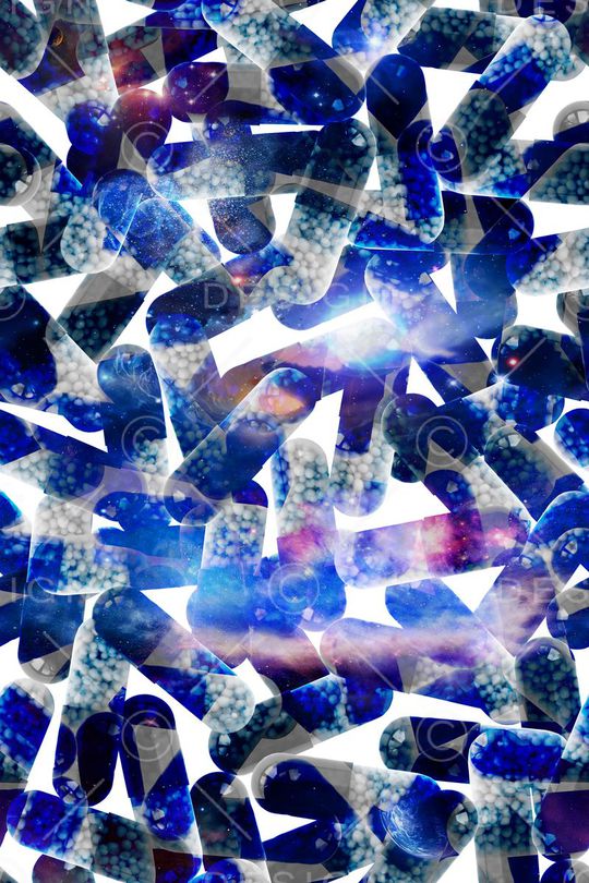 时尚抽象印花华亿平台图片