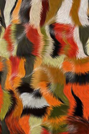 动物纹印花华亿平台图片