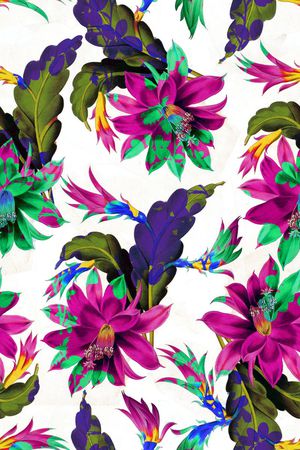 乱花印花华亿平台图片