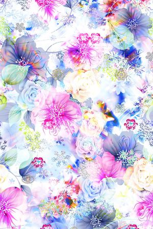 潮流时尚印花华亿平台图片