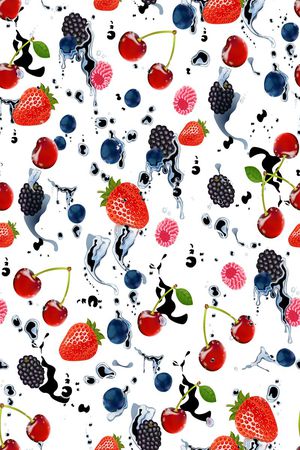 樱桃印花华亿平台图片