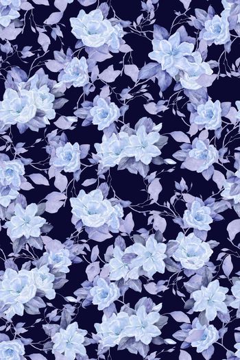 577516-花卉花朵兰花牡丹手绘女装家纺