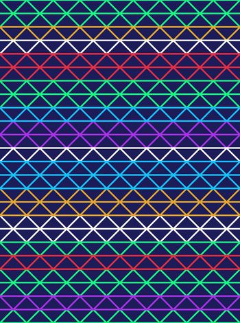 577545-简约几何条纹潮流时尚菱形格子彩色组