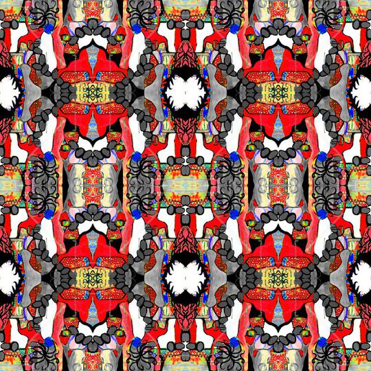 抽象印花华亿平台图片